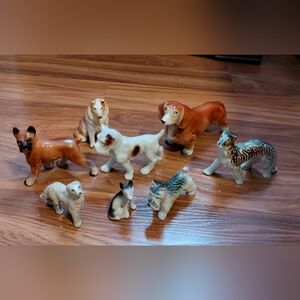Vintage‎ Miniature Dog Figurines Japan (L06)